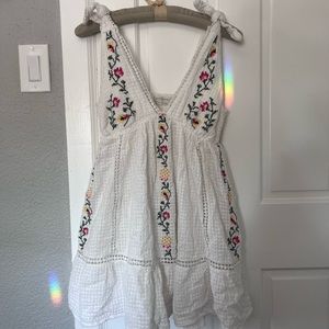 Urban Outfitters Embroidered mini dress